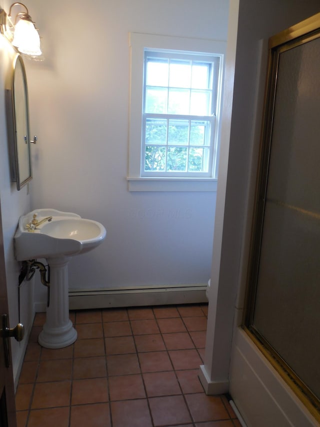 4228 State Route 229, Marengo, OH 43334 - bathroom featuring baseboards and tile patterned flooring