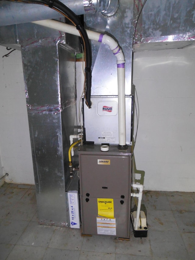 4228 State Route 229, Marengo, OH 43334 - utility room with heating unit