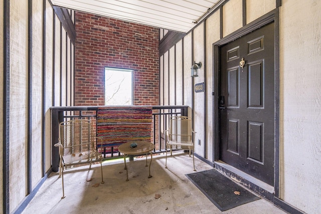 view of exterior entry