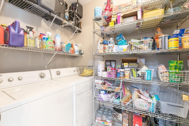 laundry room featuring laundry area and washer and clothes dryer