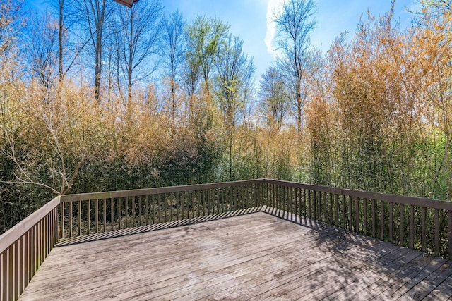 view of deck