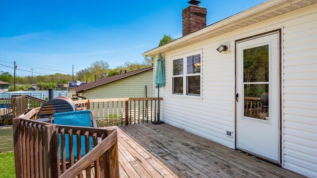 650 Licking View Dr, Heath, OH 43056 - view of wooden deck