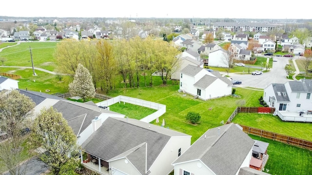 birds eye view of property featuring a residential view