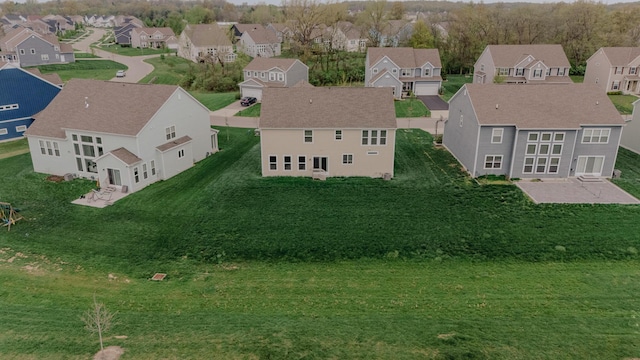9295 Dewitt Dr, Plain City, OH 43064 - birds eye view of property with a residential view