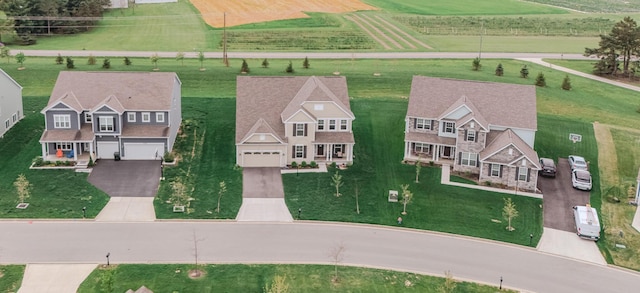 9295 Dewitt Dr, Plain City, OH 43064 - birds eye view of property featuring a rural view