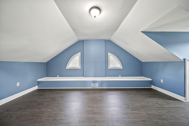 1812 Newark Granville Rd, Granville, OH 43023 - additional living space with wood finished floors, lofted ceiling, and baseboards