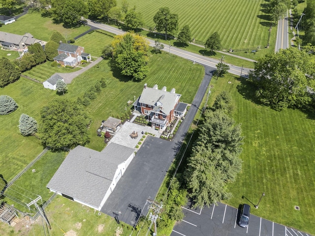 1812 Newark Granville Rd, Granville, OH 43023 - aerial overview of property's location featuring rural landscape and abundant farmland
