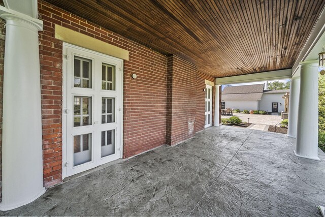 1812 Newark Granville Rd, Granville, OH 43023 - view of patio / terrace featuring a porch