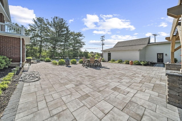 1812 Newark Granville Rd, Granville, OH 43023 - view of patio featuring outdoor dining space