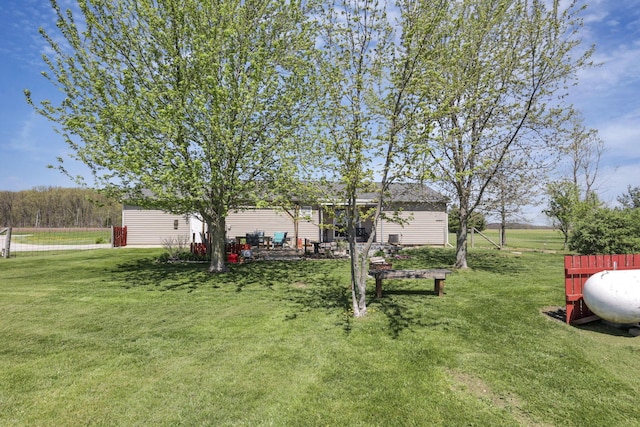view of yard