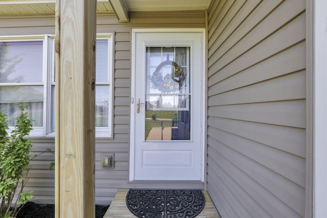 view of entrance to property