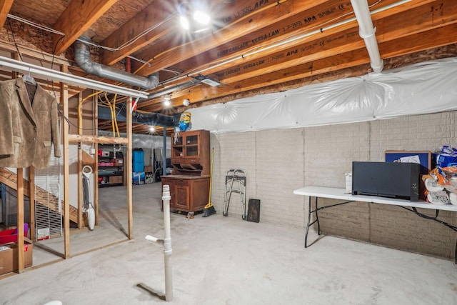 2128 Clay Stone Pl, Reynoldsburg, OH 43068 - view of unfinished basement