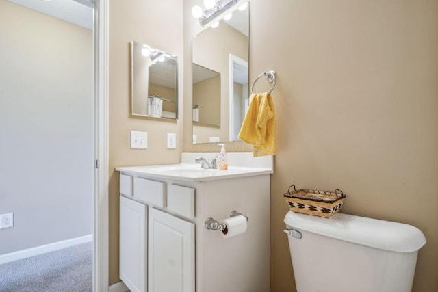 2128 Clay Stone Pl, Reynoldsburg, OH 43068 - bathroom with toilet and vanity