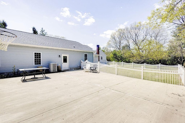8028 Concord Rd, Johnstown, OH 43031 - back of property with fence and a wooden deck