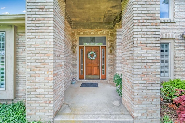 6180 Storm Haven Ct, Lewis Center, OH 43035 - property entrance featuring brick siding