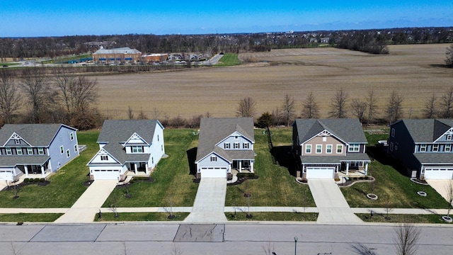 bird's eye view featuring a residential view