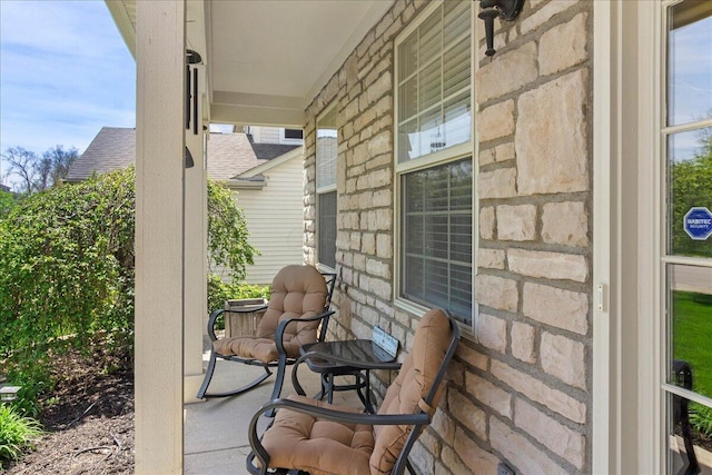 view of patio / terrace featuring a porch
