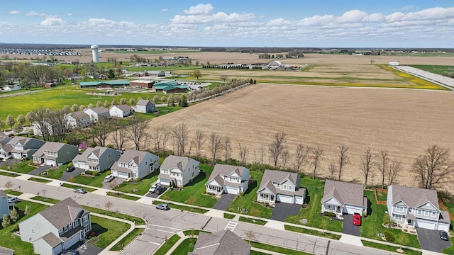 bird's eye view featuring a residential view