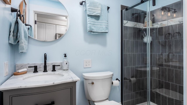 231 N Granger St, Granville, OH 43023 - full bath with toilet, vanity, and a stall shower