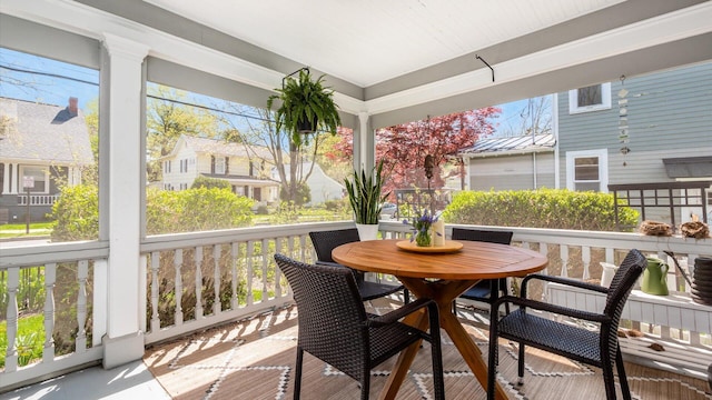 231 N Granger St, Granville, OH 43023 - sunroom / solarium with outdoor dining space