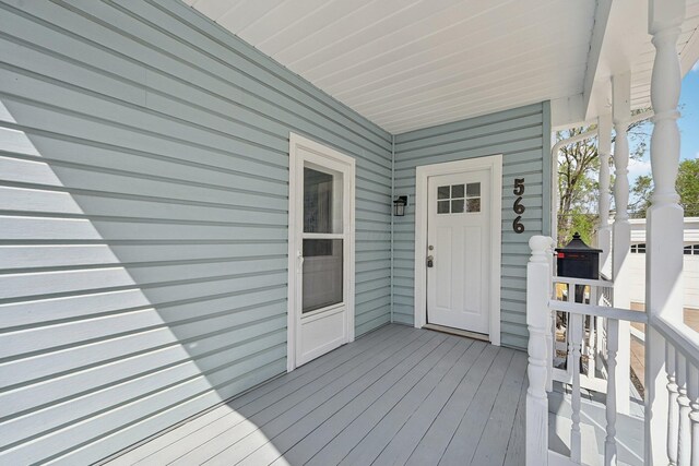 view of deck