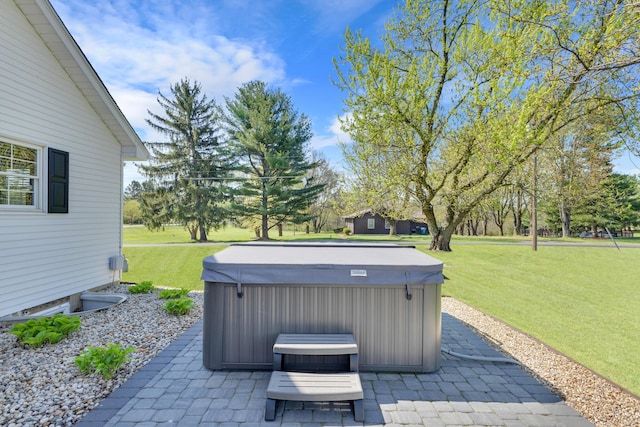 757 State Rte 61, Sunbury, OH 43074 - view of patio with a hot tub