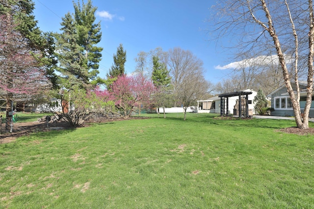 view of yard
