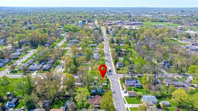 250 E Park St, Westerville, OH 43081 - drone / aerial view with a residential view