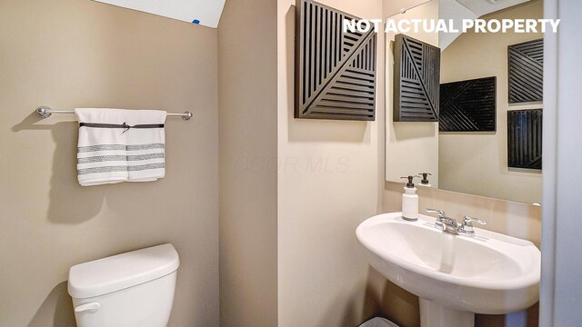6296 Marinelli Dr S, Columbus, OH 43228 - bathroom with toilet and a sink
