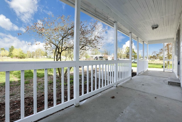 3907 Condit Rd, Sunbury, OH 43074 - view of patio / terrace with covered porch