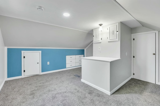 3907 Condit Rd, Sunbury, OH 43074 - bonus room featuring lofted ceiling, baseboards, and carpet