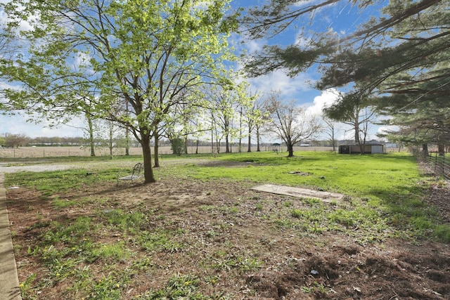 3907 Condit Rd, Sunbury, OH 43074 - view of yard featuring a rural view and fence