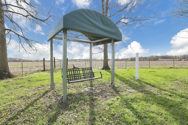 3907 Condit Rd, Sunbury, OH 43074 - view of yard featuring a rural view and fence