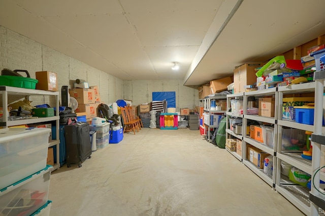 view of storage