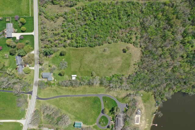2263 Amity Rd, Hilliard, OH 43026 - birds eye view of property featuring a water view