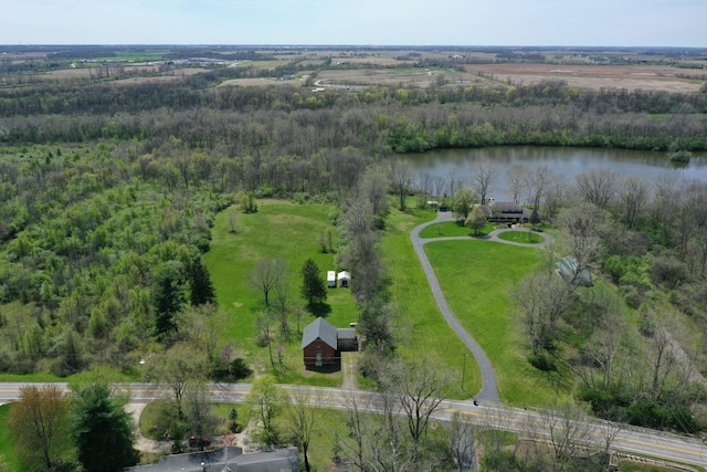 2263 Amity Rd, Hilliard, OH 43026 - bird's eye view with a water view