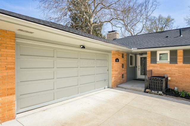 144 Serran Dr, Gahanna, OH 43230 - exterior space featuring visible vents and concrete driveway