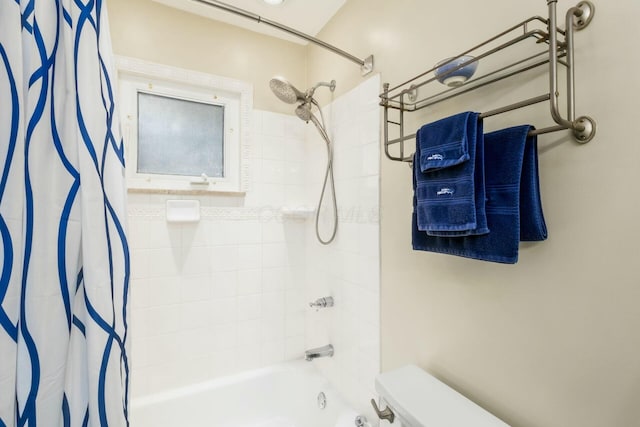 144 Serran Dr, Gahanna, OH 43230 - full bathroom with shower / tub combo and toilet