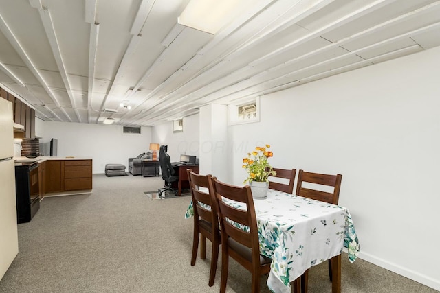 144 Serran Dr, Gahanna, OH 43230 - dining space with light colored carpet