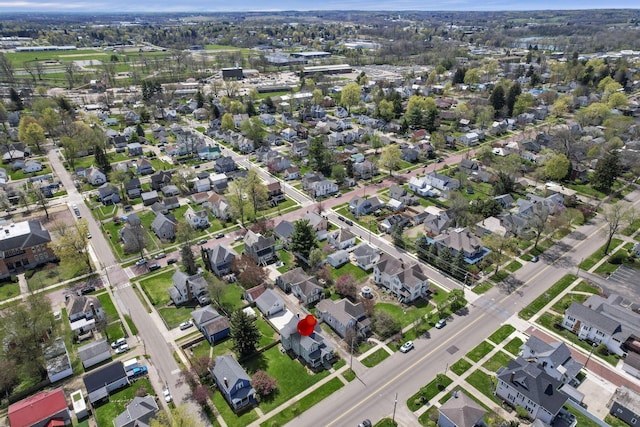 704 E High St, Mount Vernon, OH 43050 - drone / aerial view with a residential view