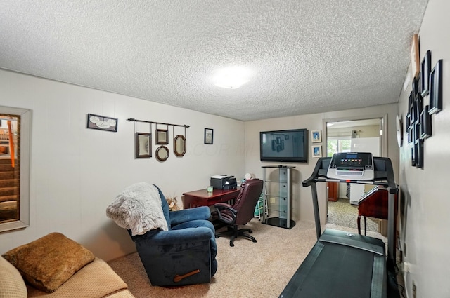 2680 Mellowbrook St, Columbus, OH 43232 - carpeted office featuring a textured ceiling