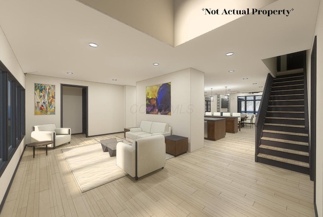 3031 Avalon Rd, Columbus, OH 43221 - community lobby featuring stairway and recessed lighting
