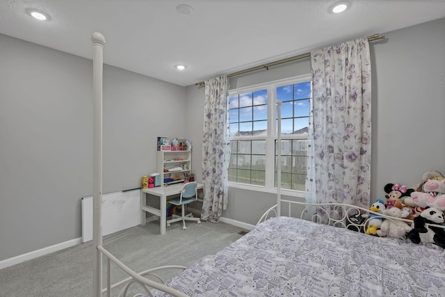 121 E Wind Rd, Delaware, OH 43015 - bedroom featuring carpet, baseboards, and recessed lighting