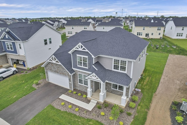 121 E Wind Rd, Delaware, OH 43015 - aerial view with a residential view