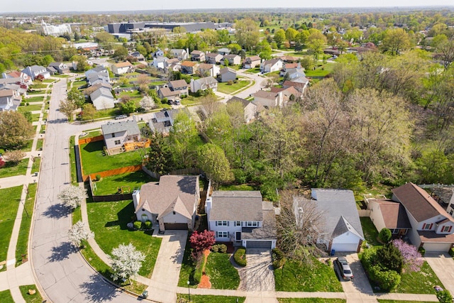 1418 Brookforest Dr, Columbus, OH 43204 - bird's eye view featuring a residential view
