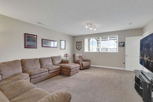 3884 Winding Oaks Dr, Columbus, OH 43228 - living room with baseboards, carpet flooring, and visible vents