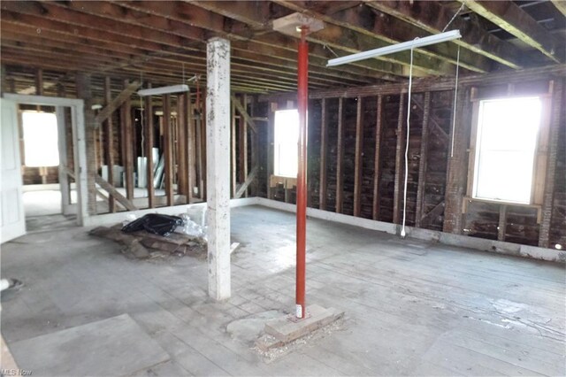 miscellaneous room with a wealth of natural light