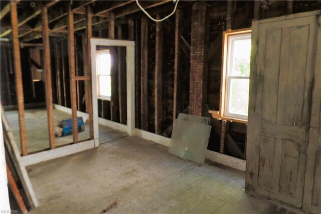 misc room featuring a wealth of natural light