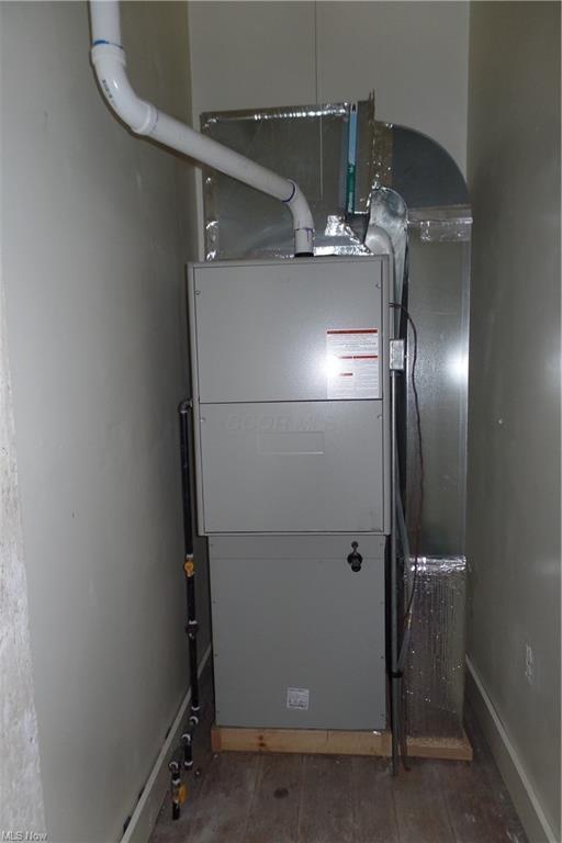 view of utility room