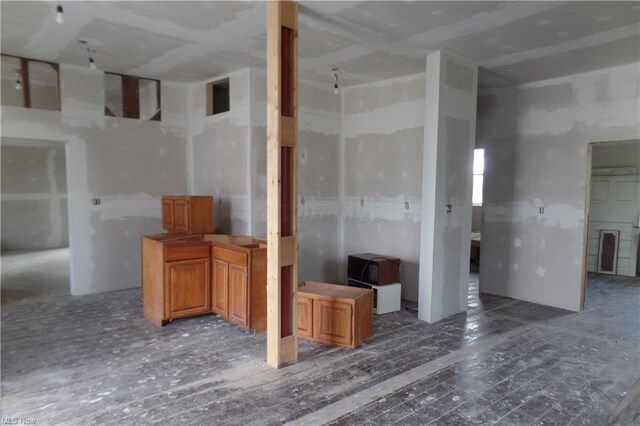 interior space with wood finished floors